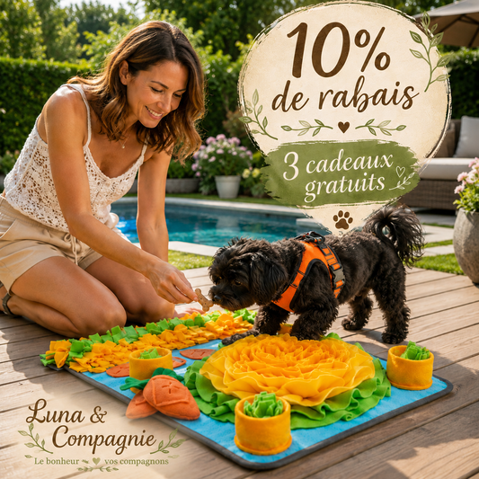 Tapis de fouille Chien | Ralentisseur Alimentaire