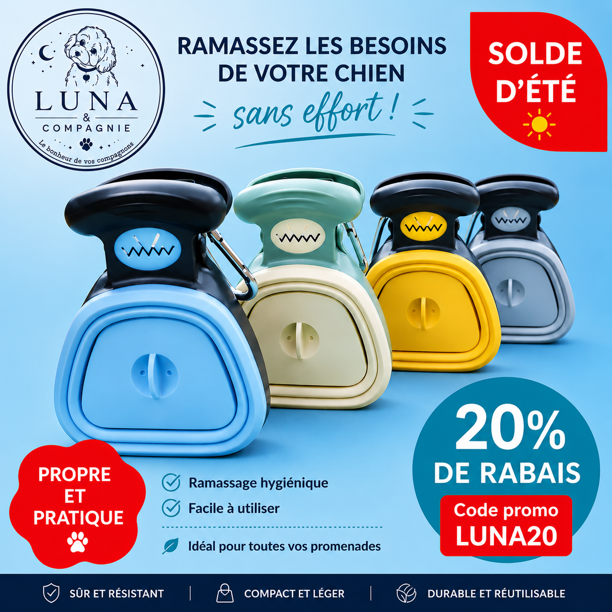 ramasse crottes pour chien | Hygiénique