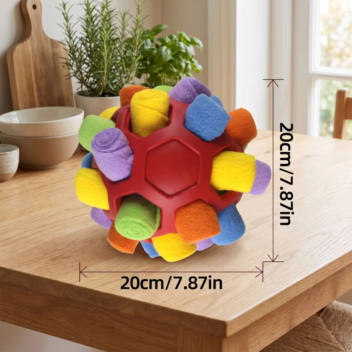 Balle de fouille interactive pour chien