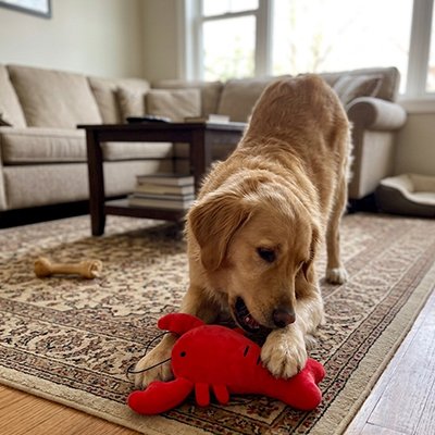 Peluche pour chien